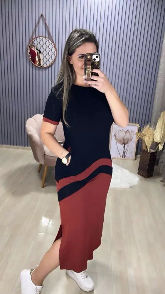 Vestido Midi Moletinho - PAGUE R$259,90 DEPOIS DA ENTREGA